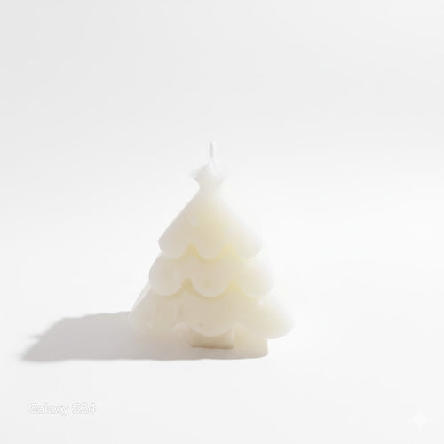 "Christmas Calm Candle: Lavender & Eucalyptus Holiday Tree"