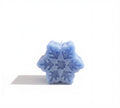 Frosty Blue Snowflake Candle – Winter Home Decor & Holiday Centerpiece"