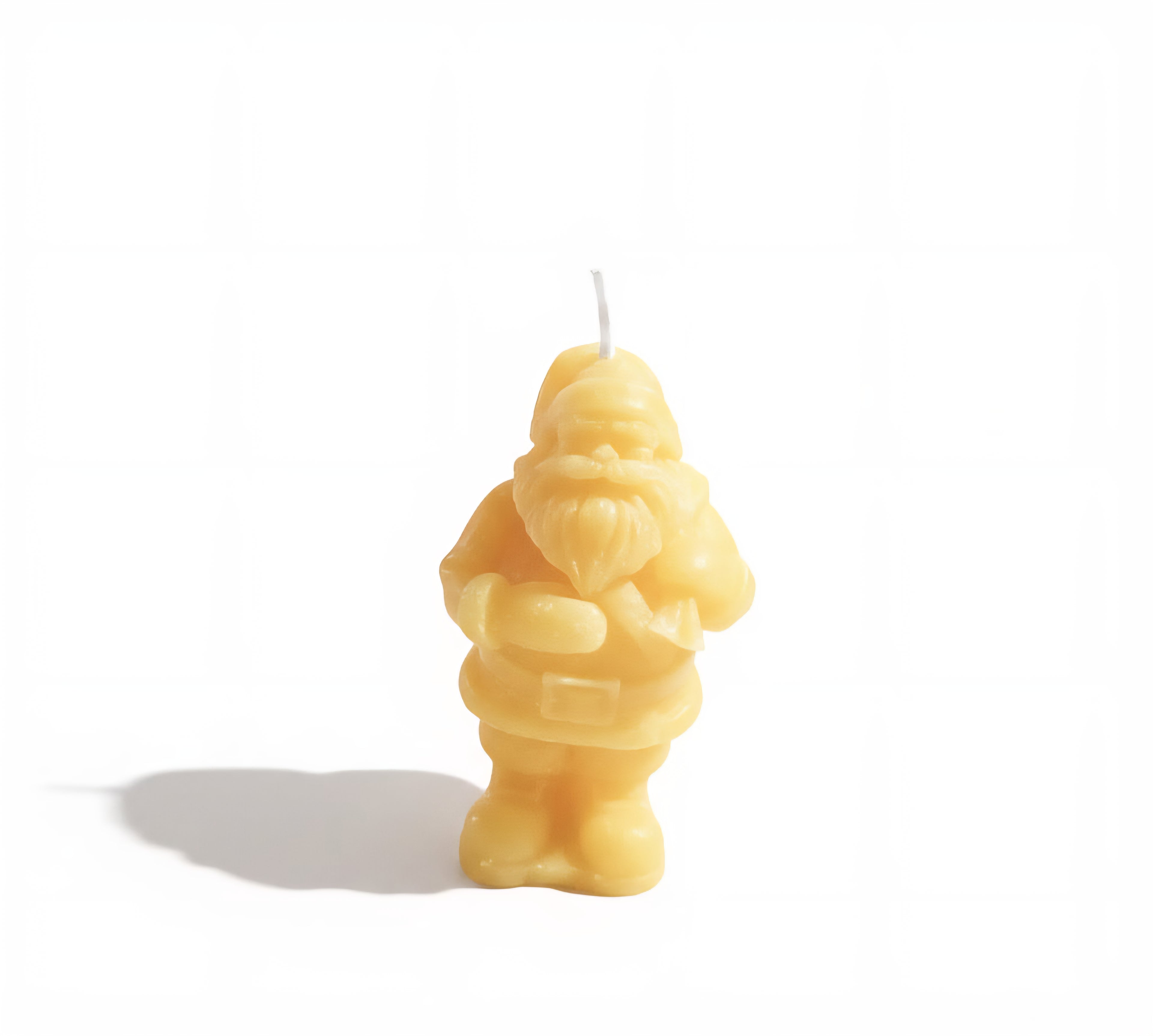 Pure Beeswax Santa Claus Figurine Candle