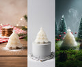 "Christmas Calm Candle: Lavender & Eucalyptus Holiday Tree"